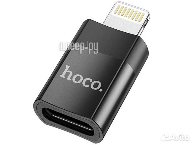 Hoco UA17 Lightning 8-pin Type-C USB Black 693