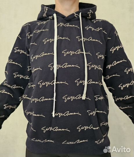 Толстовка emporio armani, 100% cotton