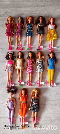 Barbie рыженькие и брюнетки