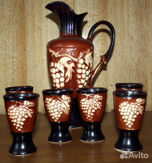 Винный набор (кувшин и 6 бокалов)