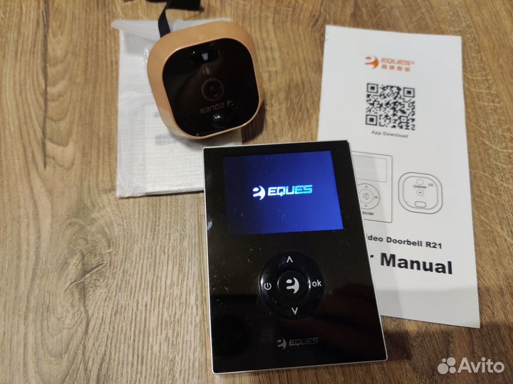 Дверной WI-FI видеоглазок Eques Veiu mini