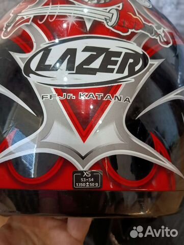 Мото шлем lazer katana детский
