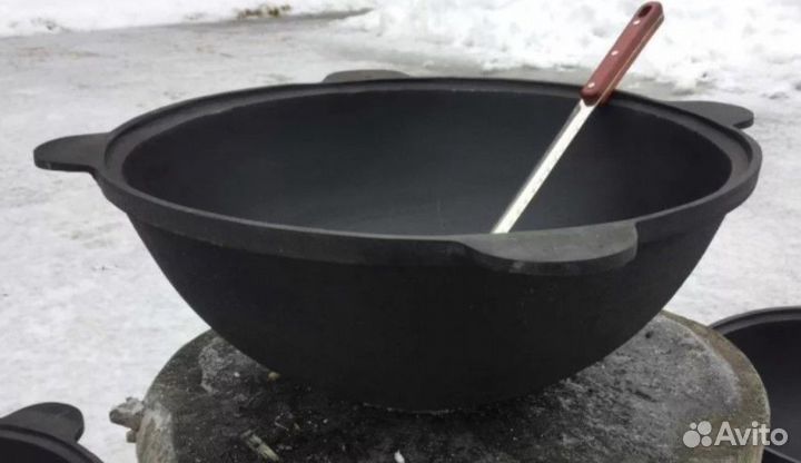 Казан узбекский наманганский 12 литров плоское дно