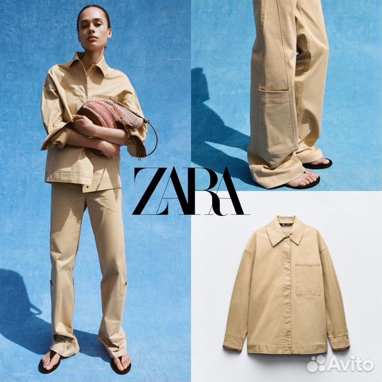 Костюм из хлопка Zara