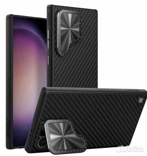 Samsung galaxy S24 Ultra чехол карбоновый