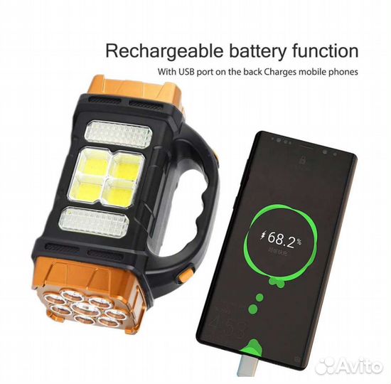 Мощный фонарик