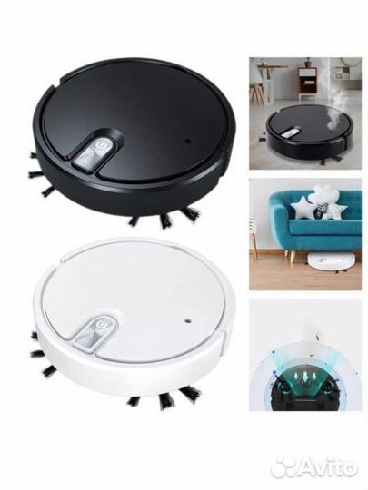 Робот пылесос новый с увлажнителем