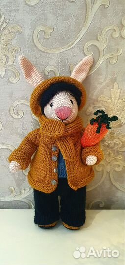 Зайка (с гардеробом) Ручная работа