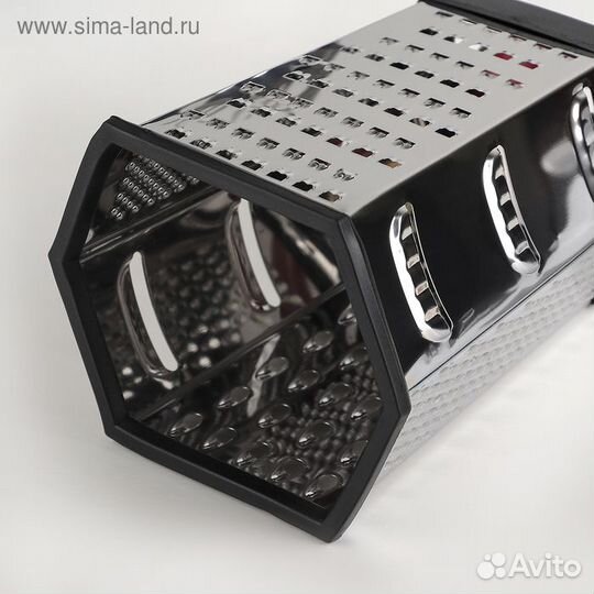 Тёрка шестигранная Доляна «Нео», 141222 см, прорез