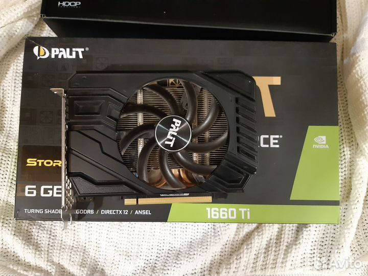 Видеокарта Palit GeForce GTX 1660 ti
