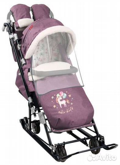Санки-коляска Ника Детям 7-8K/6