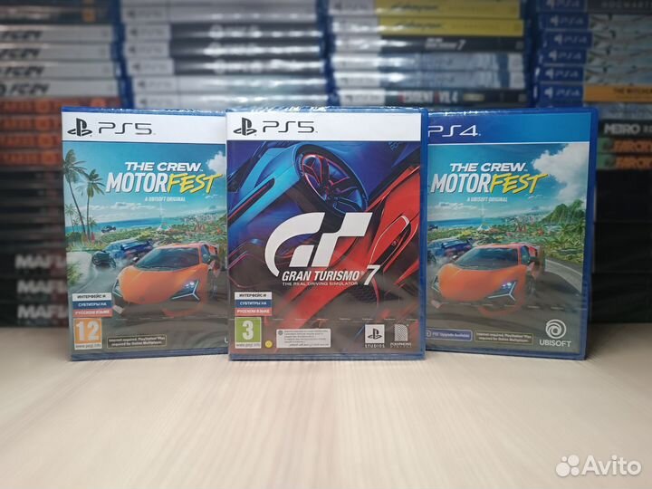 Новая The crew motorfest и Gran Turismo 7 ps4 ps5