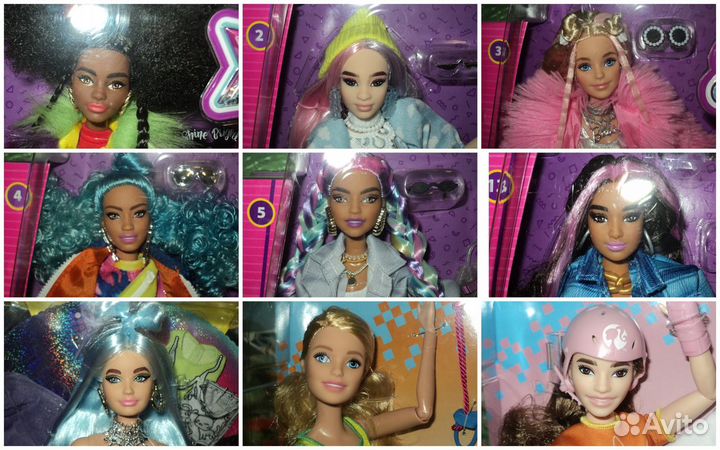 Куклы Barbie Extra и Tokyo 2020