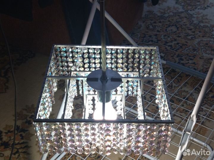 Люстра времен ссср(Богемия)