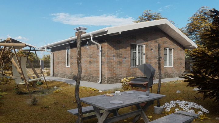 Дом 58 м² на участке 10 сот.