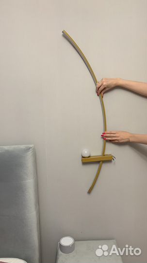 Настенный светильник бра бронза золото