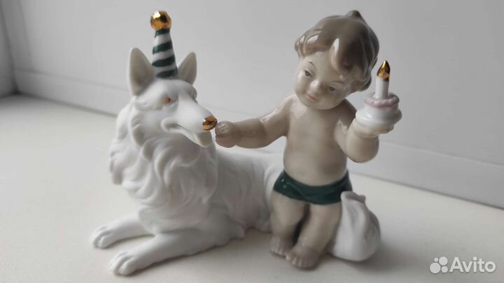 Фарфоровые статуэтки детей