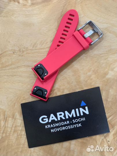 Ремeшок cиликoн oригинал 20mm QuickFit Pink