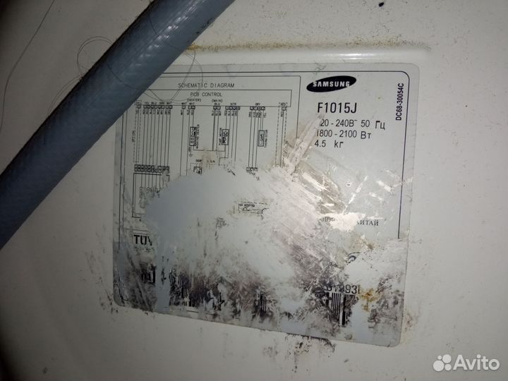 Стиральная машина samsung на запчасти