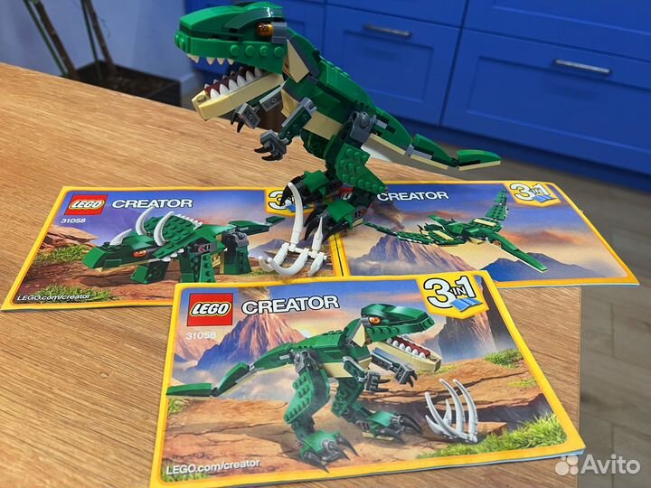 Lego Creator 3 в 1. 31010,31029,31058,31111