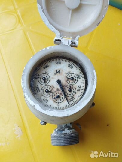 Водомер СССР 1981, водяной счетчик, винтажный
