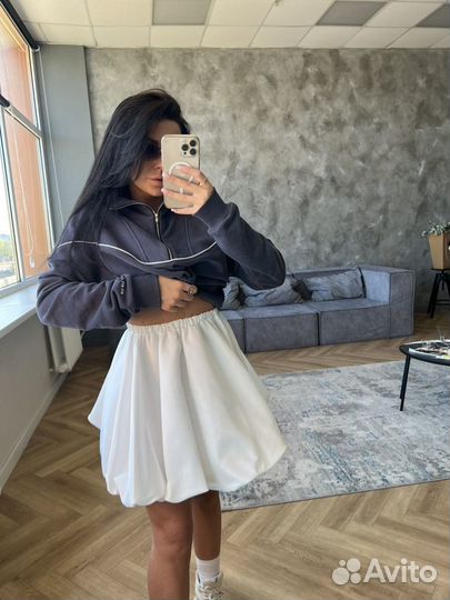 Юбка баллон мини