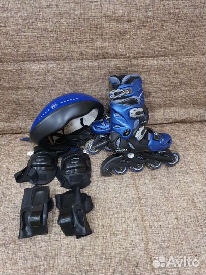 Роликовые коньки детские раздвижные