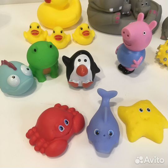 Игрушки для ванной (17 штук)