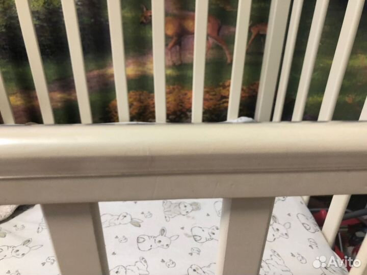 Детская кроватка с матрасом