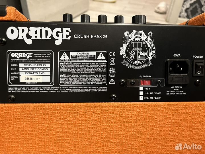 Комбоусилитель Orange Crush Bass 25