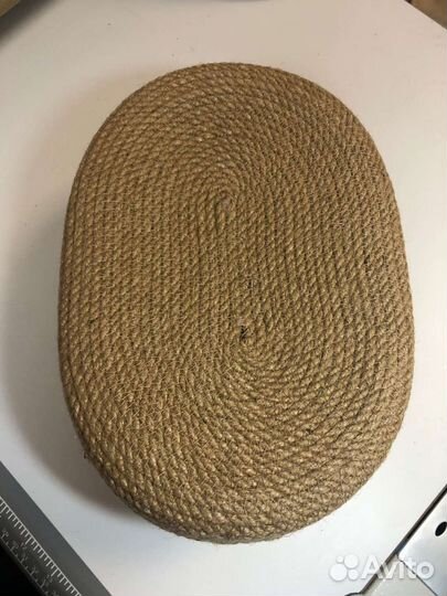 Корзина плетеная овальная из джута