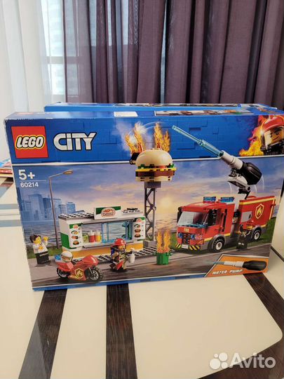 Lego City полиция пожарная машина