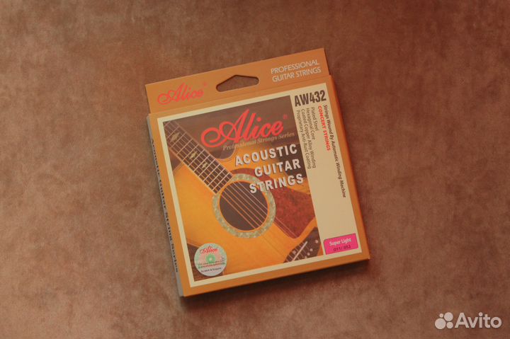 Струны для акустической гитары Alice AW432