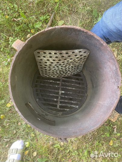 Печь буржуйка чугунная