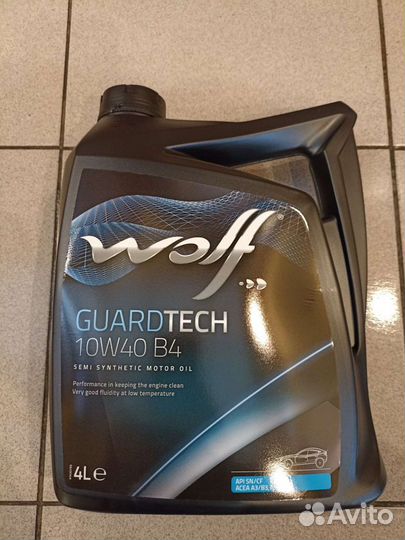 Масло моторное Wolf 10W40