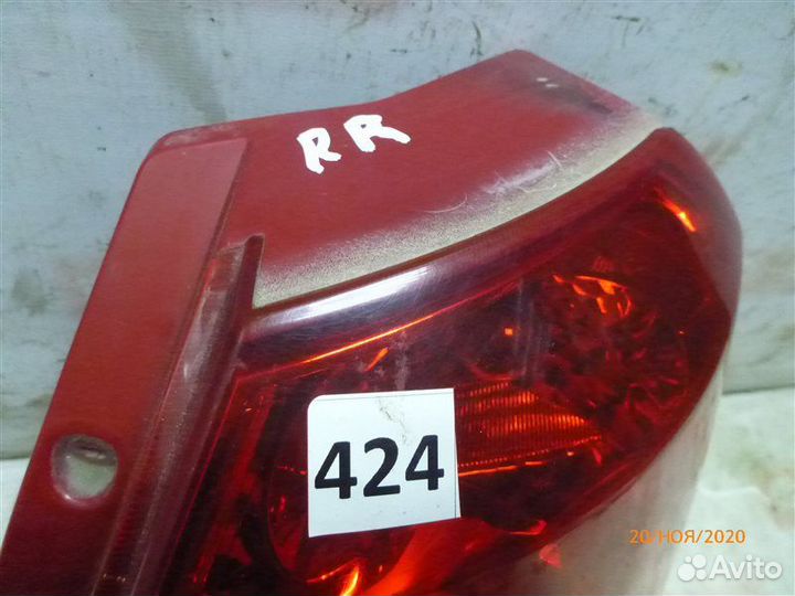 Фонарь задний правый Chevrolet Aveo T250 F14D4