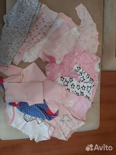 Вещи пакетом для девочек с рождения и до 1,5лет