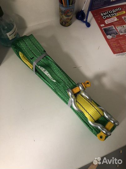 Трос стропа для буксировки авто 12 тн. / 6 м