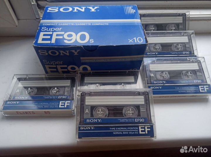 Аудиокассета Sony EF90 Japan
