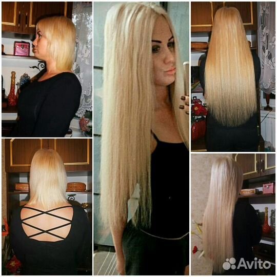 Наращивание волос, снятие, коррекция. Выпрямление