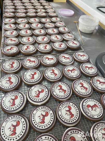 Имбирные пряники с логотипом