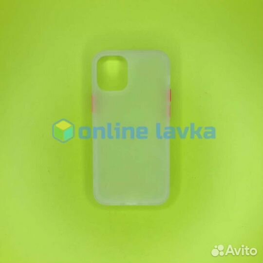 Чехол Skin для iPhone 12 mini бело красный