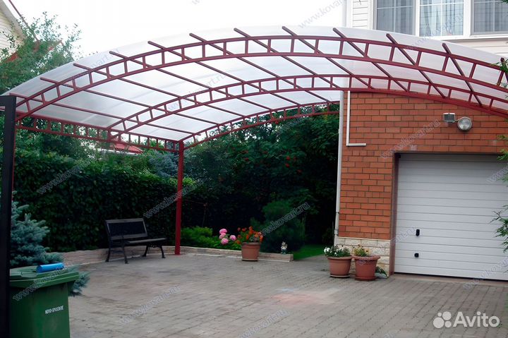 Навесы входные группы