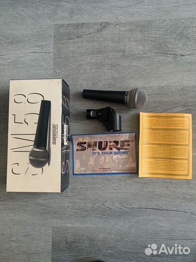 Микрофон shure sm58