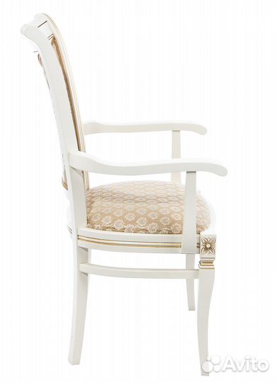 Стул деревянный Mariano молочное - патина. Москва