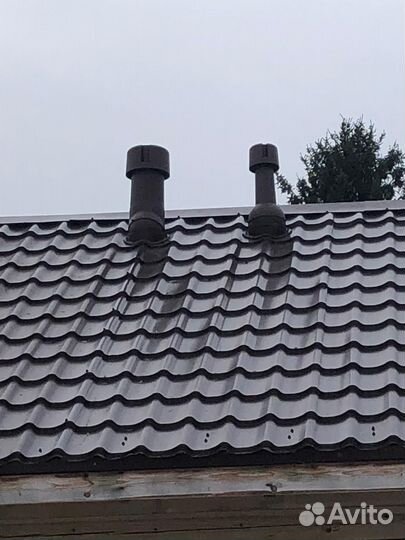 Монтаж вытяжной вентиляции и дымохода. Акты Вдпо