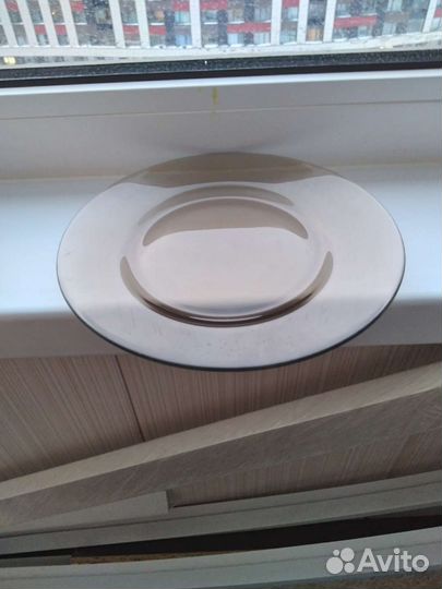 Тарелки Luminarc тёмного стекла