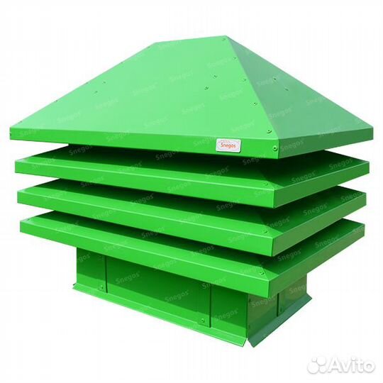 Зонт на трубу Snegos Аэрационный Классик