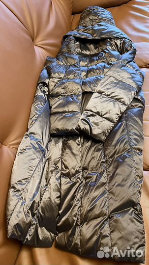 Пуховик женский длинный зимний 46-48