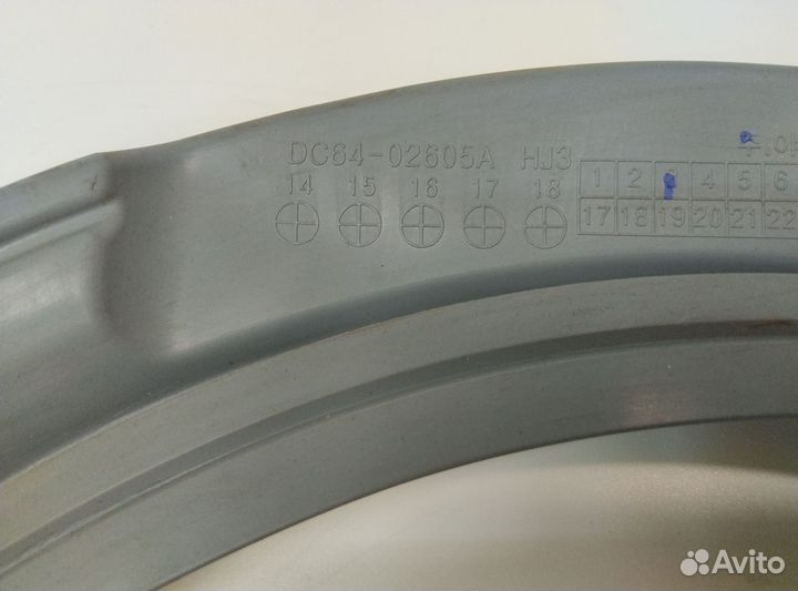 Манжета люка стиральной машины, Samsung, DC64-0260